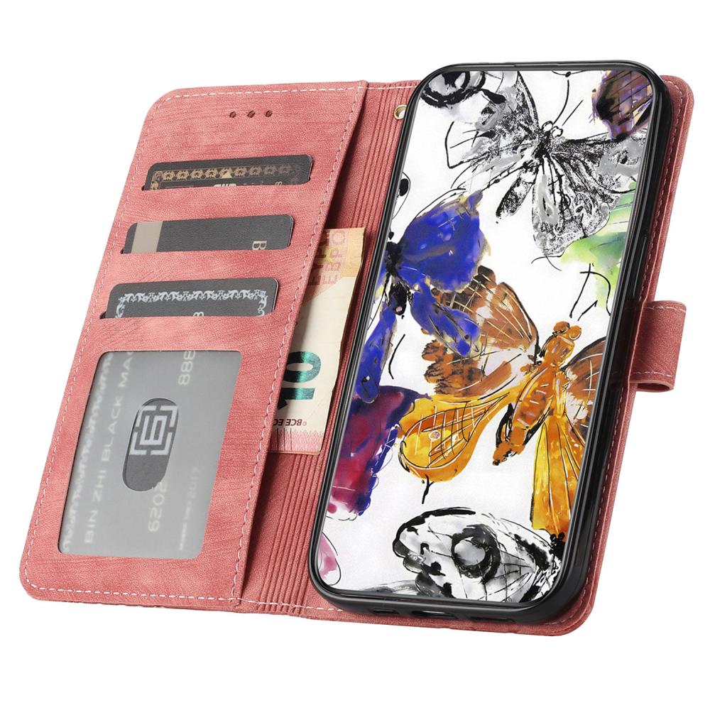  Sony Xperia 1 VII Fodral Fjäril Tryck Rosa