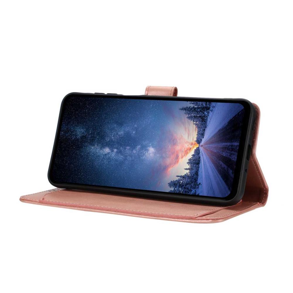  Sony Xperia 10 VII Fodral Multifunktionellt Läder Roséguld