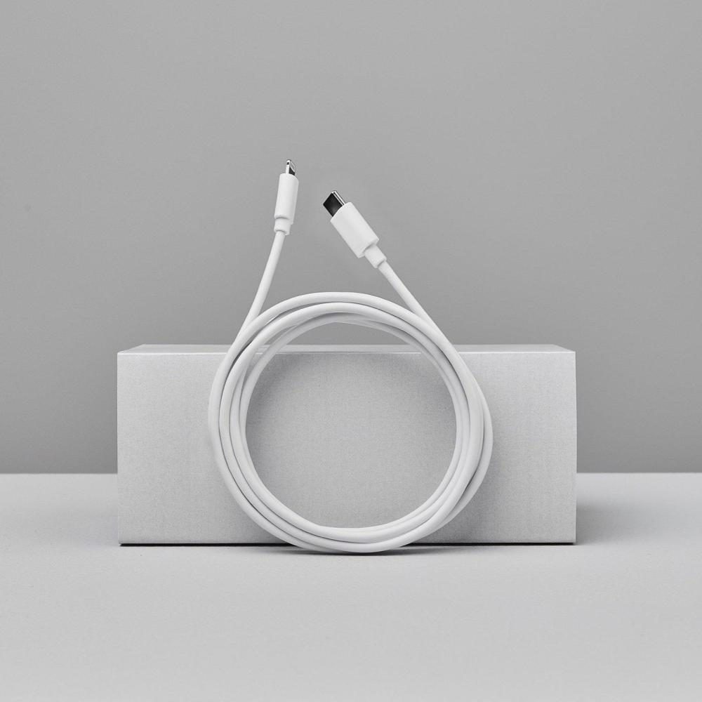 Smartline Smartline 1m USB-C - Lightning MFi Laddningskabel Vit