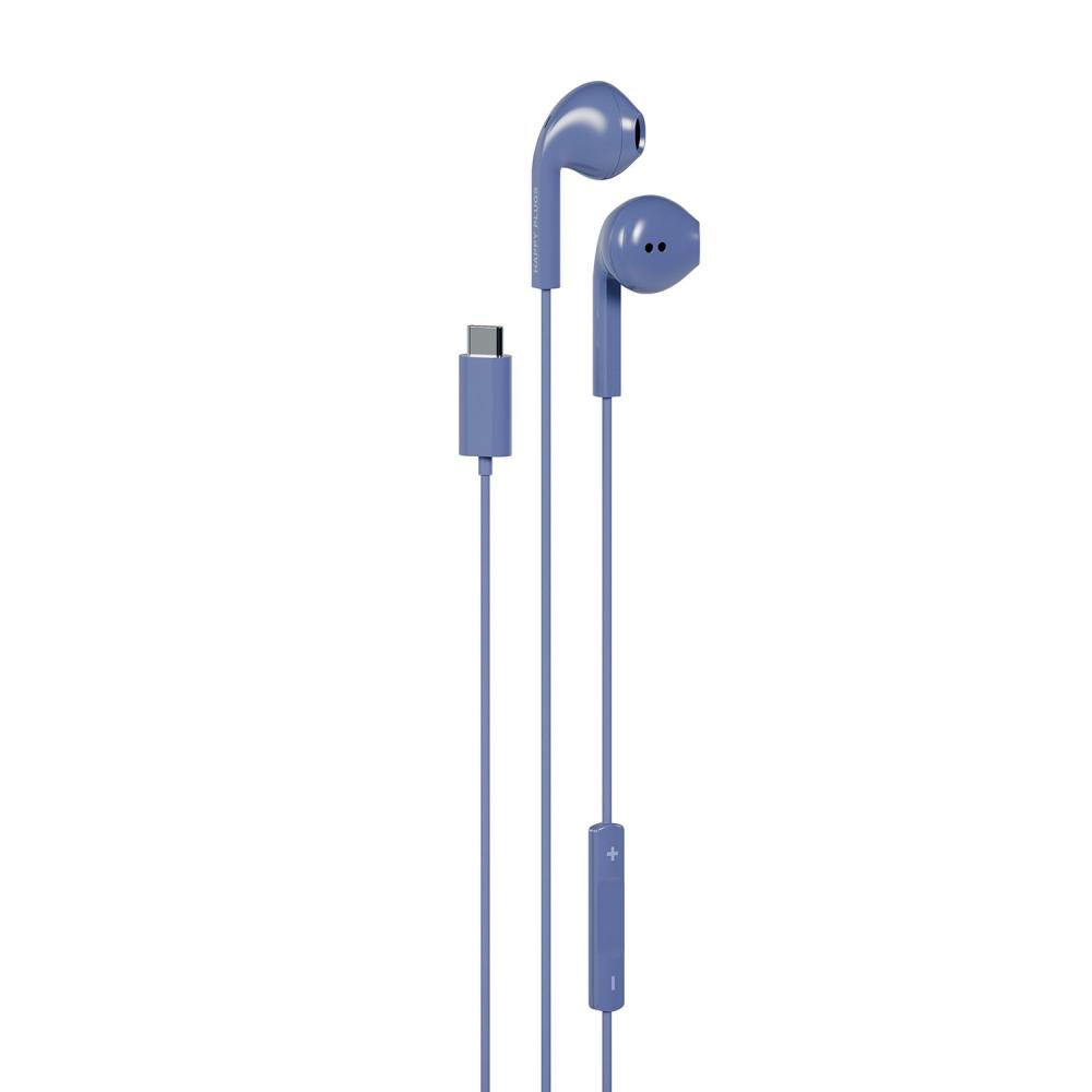 Happy Plugs Happy Plugs Hörlurar In-Ear USB-C Trådbundna Blå