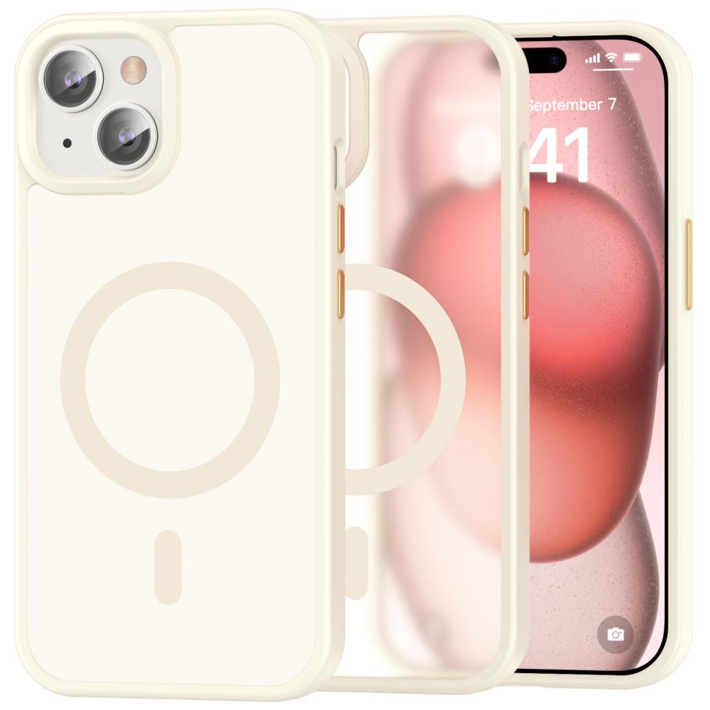 ColorPop ColorPop iPhone 15 Skal CH MagSafe Matt Off White