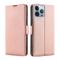  iPhone 14 Pro Fodral Slim Flip Roséguld