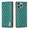 BINFEN BINFEN iPhone 15 Pro Max Fodral Diamond Flip Läder Grön