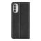  Motorola Moto G52/G82 Fodral Flip Retro Läder Svart
