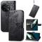  OnePlus 11 5G Fodral Butterfly Läder Svart