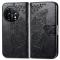  OnePlus 11 5G Fodral Butterfly Läder Svart