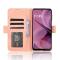  Motorola Moto G55 5G Fodral Med Avtagbart Kortfodral Rosa