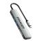 ESSAGER ESSAGER USB-C Hub 60W PD 7-Port Grå