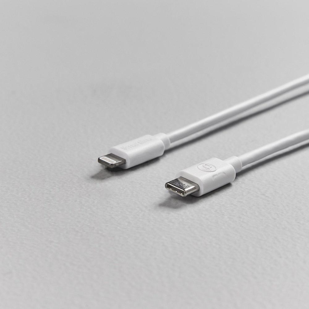 Smartline Smartline 1m USB-C - Lightning MFi Laddningskabel Vit