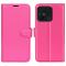  Xiaomi Redmi 12C 4G Fodral Litchi Läder Rosa