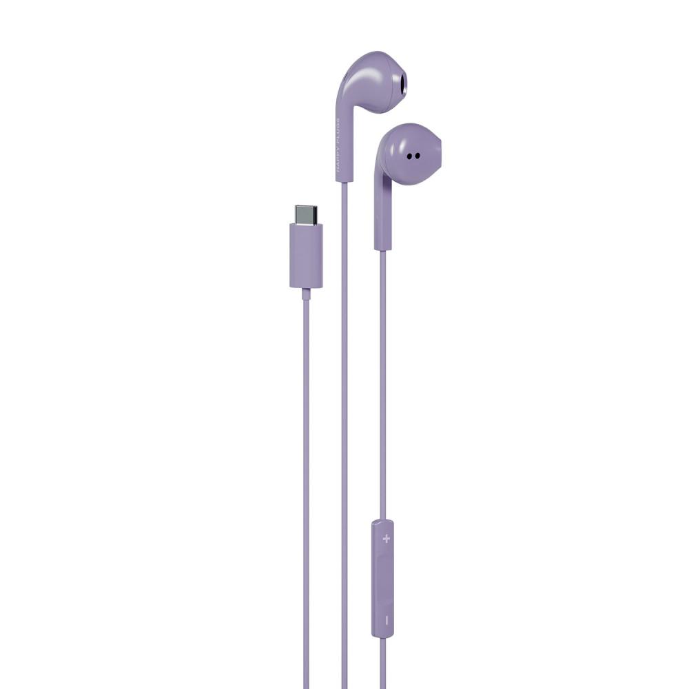 Happy Plugs Happy Plugs Hörlurar In-Ear USB-C Trådbundna Lila
