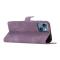  iPhone 15 Plus Fodral Skin Touch Läder Lila