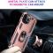  iPhone 14 Pro Max Skal Shockproof Hybrid Ring Roséguld