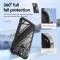  iPhone 15 Pro Skal Shockproof Hybrid Armor Svart