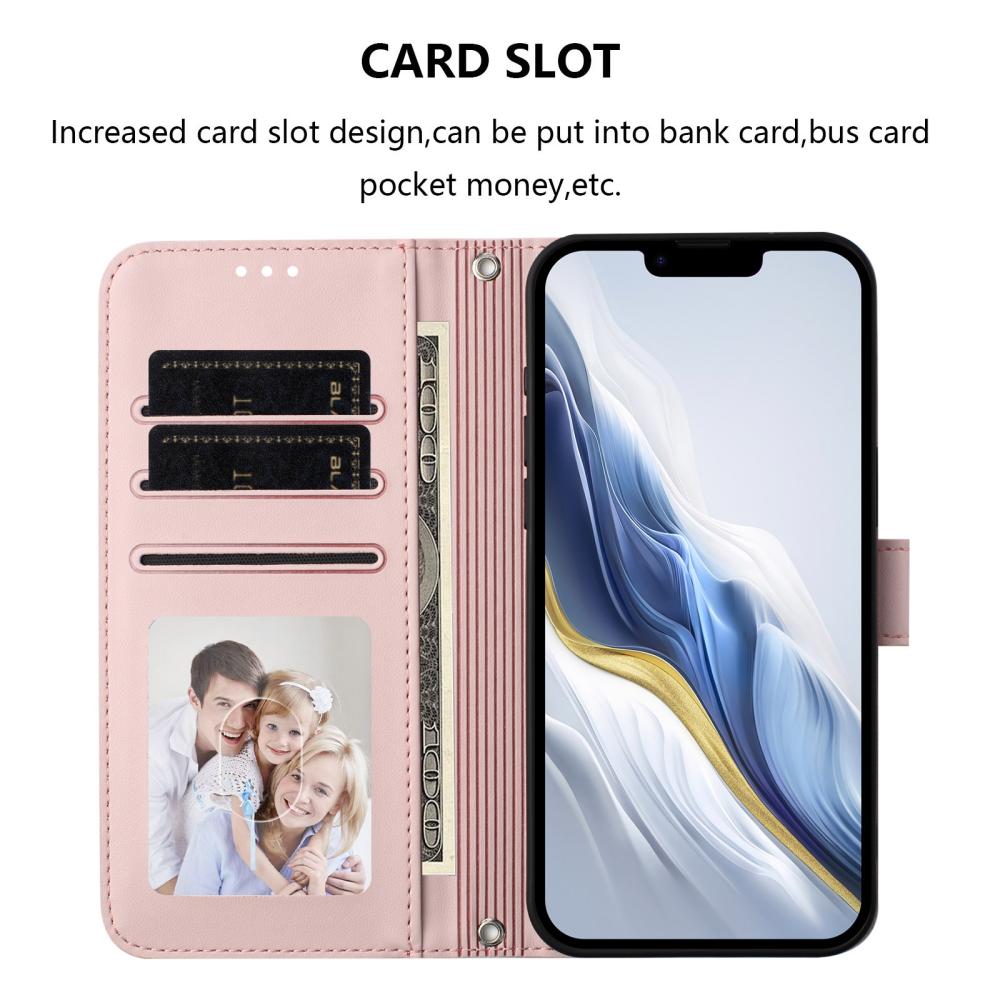  Honor X5c Plus Fodral Läder Rosa