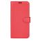  OnePlus 15 Fodral Litchi Läder Röd