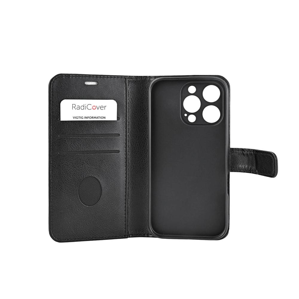 Radicover Radicover iPhone 16 Pro Fodral Strålningsskydd Svart