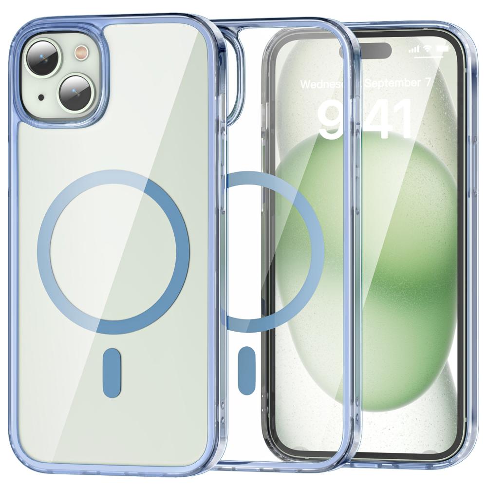 ColorPop ColorPop iPhone 15 Plus Skal CH MagSafe Transparent/Ljus Blå