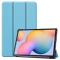  Samsung Galaxy Tab S6 Lite - Tri-Fold Fodral - Ljus Blå