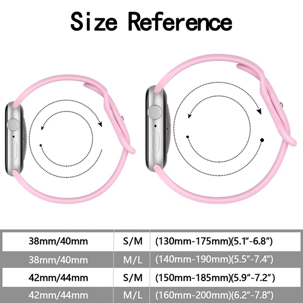 ColorPop Silikon Armband Butterfly Apple Watch 42/44/45/46/49 mm (S/M) Lavender