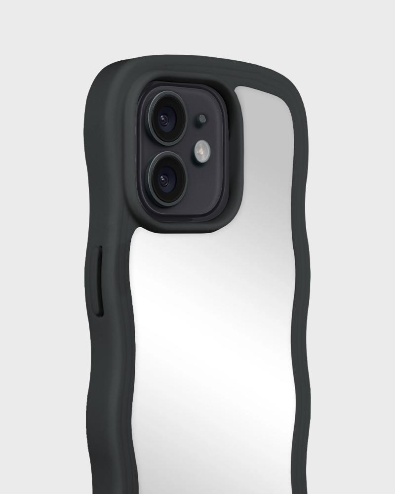 holdit holdit iPhone 12/12 Pro Skal Wavy Black Mirror