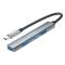 ESSAGER ESSAGER USB-C Hub 4x USB-A 2.0 Portar Aluminium Grå