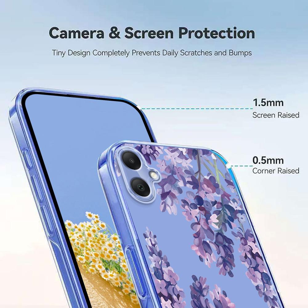  Samsung Galaxy A07 4G Skal Med Tryck Blommor