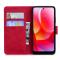  Motorola Moto G71 Fodral Skin Touch Läder Röd