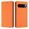  Google Pixel 10/10 Pro / 9/9 Pro Fodral RFID Litchi Läder Orange
