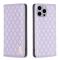 BINFEN BINFEN iPhone 15 Pro Max Fodral Diamond Flip Läder Lila