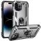  iPhone 14 Pro Max Skal Shockproof Hybrid Ring Silver