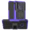  Samsung Galaxy A21 - Ultimata Stöttåliga Skalet med Stöd - Lila