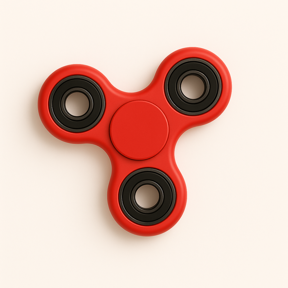  Fidget Spinner Ultra Spin Trio - Röd