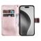  iPhone 16 Pro Max Fodral Läder Roséguld
