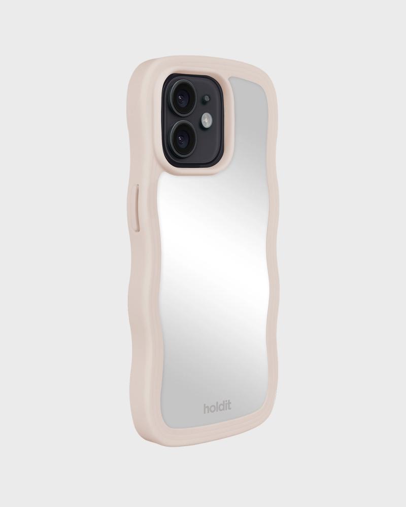 holdit holdit iPhone 12/12 Pro Skal Wavy Light Beige Mirror