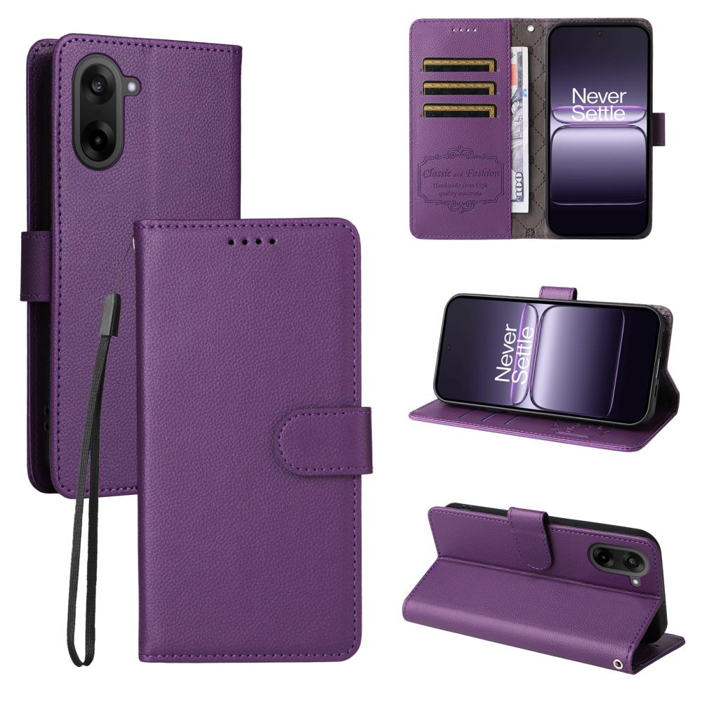 OnePlus Nord CE5 Plånboksfodral Läder Lila