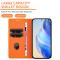  Google Pixel 10/10 Pro / 9/9 Pro Fodral RFID Litchi Läder Orange