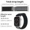 ColorPop Apple Watch 42/44/45/46/49 mm Armband Alpine Pro Loop Svart/Grå