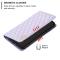 BINFEN BINFEN iPhone 15 Pro Max Fodral Diamond Flip Läder Lila