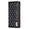 BINFEN BINFEN iPhone 15 Pro Max Fodral Diamond Flip Läder Svart