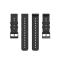 Silikon Armband (24mm) Svart