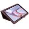  Samsung Galaxy Tab A7 10.4 Fodral Litchi läder Brun