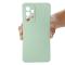  Samsung Galaxy A53 5G Skal Liquid Silikon Med Strap Grön
