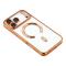  iPhone 17 Pro Skal MagSafe Electroplated TPU Koppar