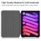  iPad Mini 2024/2021 Fodral Smart Tri-Fold Svart