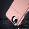  iPhone 17e / 16e Skal Hybrid Med Kortfack Roséguld