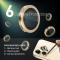 NORTHJO NORTHJO iPhone 14 Pro/Pro Max/15 Pro/Pro Max Linsskydd 2-PACK Guld