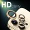 NORTHJO NORTHJO iPhone 14 Pro/Pro Max/15 Pro/Pro Max Linsskydd 2-PACK Guld