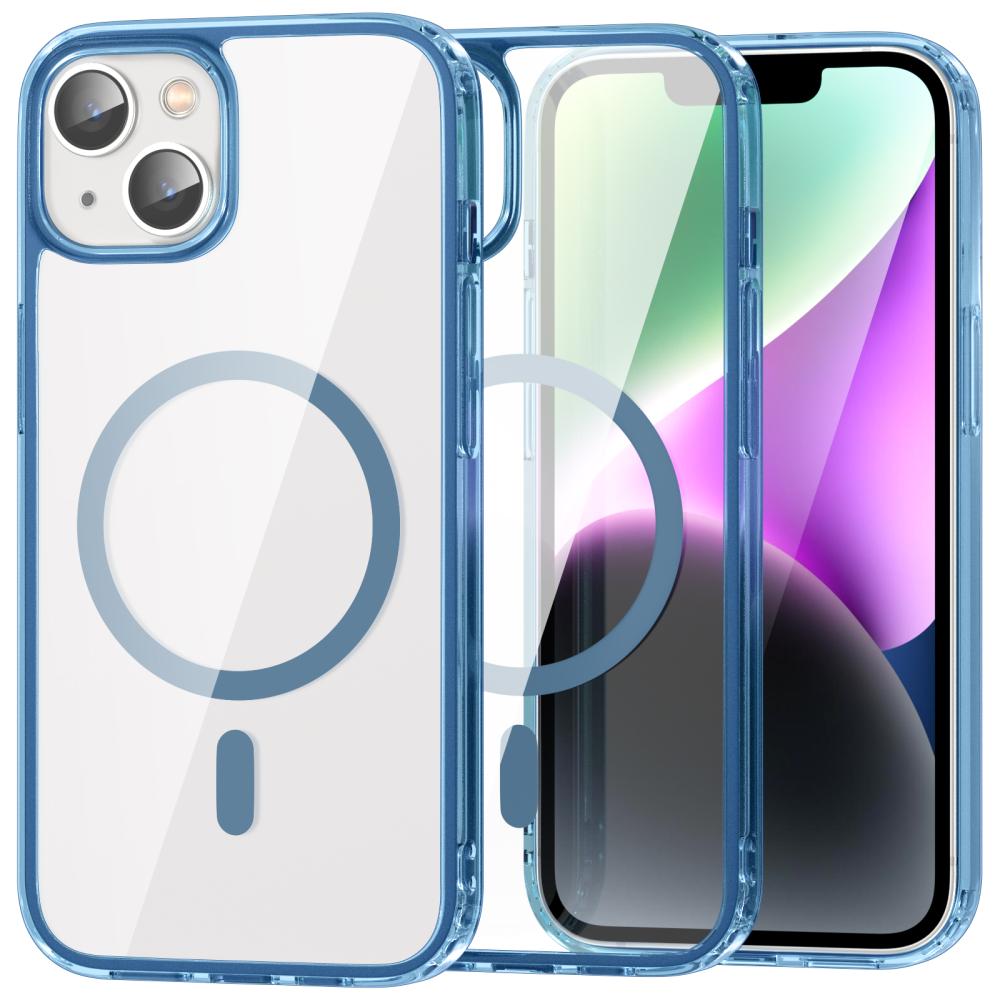 ColorPop ColorPop iPhone 14 Plus Skal CH MagSafe Transparent/Mörk Blå