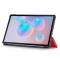  Samsung Galaxy Tab S6 Lite - Tri-Fold Fodral - Röd
